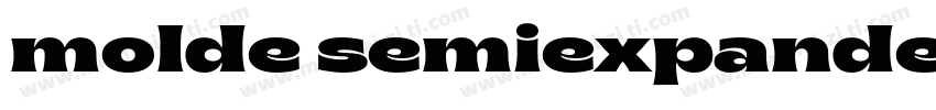 molde semiexpanded字体转换